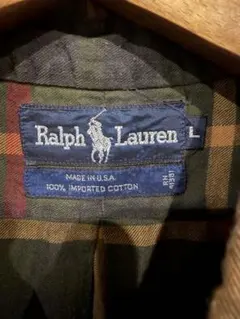 Ralph Lauren 長袖シャツ チェック made in USA
