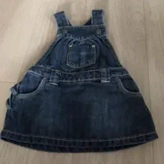 オールドネイビー デニムジャンパースカート ワンピース　70