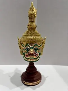 タイ伝統工芸品 ヤックの仮面 壁掛けインテリア タイ伝統工芸品 ヤックの仮面 壁掛けインテリア - メルカリ