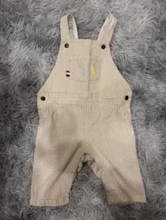 Sophie la girafe ストライプオーバーオール