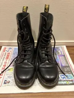 Dr. Martens 1490 10ホールブーツ ブラック UK4 EU37