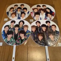 【未開封】キスマイ カウコン 集合 うちわ 4枚セット