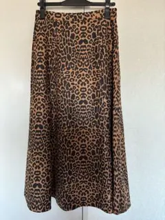 新品タグ付き　ノーリーズ　スカート　豹柄　レオパード