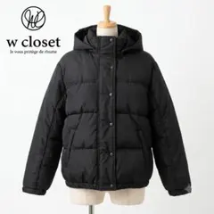 w closet 中綿フーデッドブルゾン ボリューム Fのサムネイル
