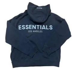 ESSENTIALS ブラック パーカー