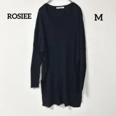 ROSIEE Vネック オーバーサイズニットワンピース