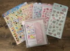 【新品未開封】スキペタシールバインダー ぷっくりシール　セット