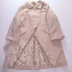新品タグ付 定価4.5万✨アリスバーリー×英国デザイナー 花柄 春コート 13号