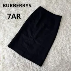 BURBERRYS ウール スカート 黒 7AR 日本製のサムネイル