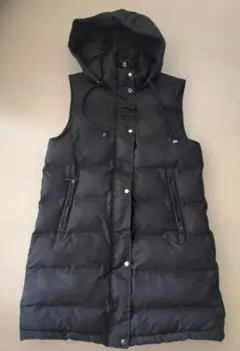 ♡極美品　ZARA　ザラ ブラック ロングダウンベスト