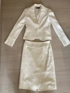 INDIVI 白 スーツ 38