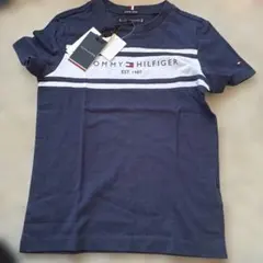 トミーヒルフィガー Tシャツ 120-130cm ネイビー