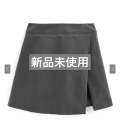 インパン裏地付きラップ風ミニスカート【ai86】新品未使用 タグ付き