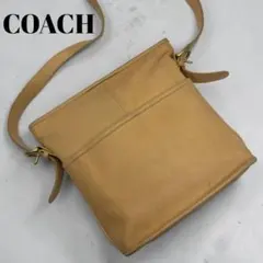 old coach オールドコーチショルダーバッグ　クロスボディ　ベージュ