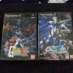 PS2 ガンダムSEED 連邦 VS. Z.A.F.T. と 連邦vsジオンDX