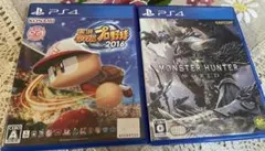 PS4 ソフト 実況パワフルプロ野球2016 モンスターハンターワールド