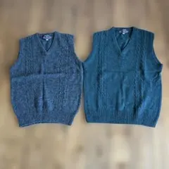 ニットベスト　2枚セット
