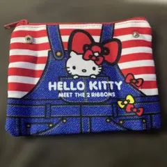 Hello Kitty ポーチ ストライプデザイン