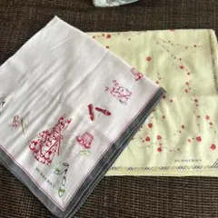 ♡BURBERRYハンカチ2枚／used♡
