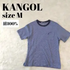 カンゴール KANGOL Tシャツ 半袖 ボーダー ネイビー 紺色 レディースm