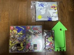 スプラトゥーン3、2パッケージソフト、スマホケース、レジャーバック、購入特典 スプラトゥーン3、2パッケージソフト、スマホケース、レジャーバック
