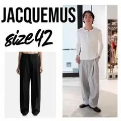 JACQUEMUS スウェットパンツ グレー ポーカーズ カンティス着用 JACQUEMUS スウェットパンツ グレー ポーカーズ カンティス着用 - メルカリ