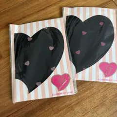 GLAMOROUS JANE ハート柄タイツ 2パック