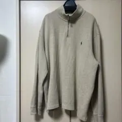Polo by Ralph Lauren ベージュ ジップアップ XXL
