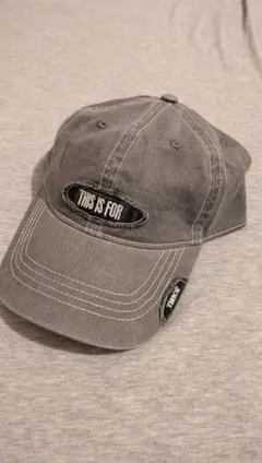 TWICE THIS IS FOR グレーキャップ