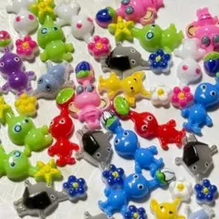 カラフル ピクミン MIX 【ネイルパーツ】 20個入り