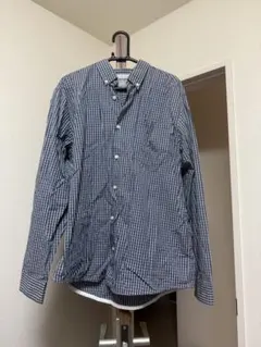 carhartt チェック柄 長袖シャツ ネイビー系