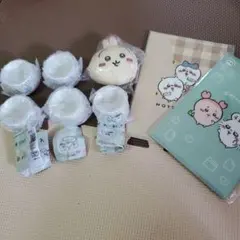 ちいかわ おちょこ 3種類5点 フェイスキーホルダー ノートブック