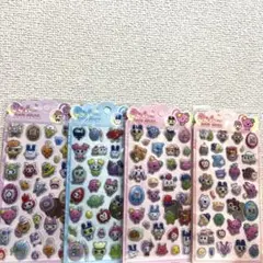 たまごっち　3D ぷくぷくシール4枚セット