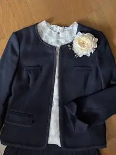 Reflect(リフレクト)ネイビー ジャケットとプリーツスカート 卒業式入学式