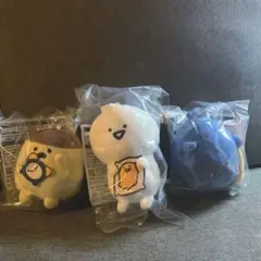 お文具といっしょ 一番くじ C賞 ねぼすけマスコットぬいぐるみ 3種セット