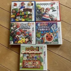 3DS  ソフト　5本まとめ売り【ケースはつきません】