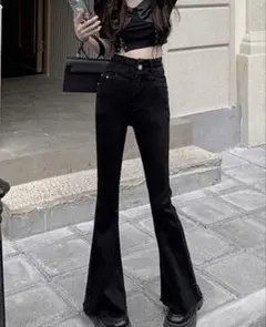 SHEIN デニム　ブラック