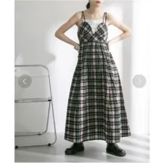 極美品　KBF キャミワンピース チェック