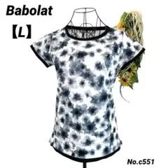 バボラ Babolat テニスウェア 半袖Tシャツ L 花柄　総柄のサムネイル