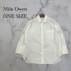 ◇ Mila Owen ミラオーウェン 長袖 ビッグシルエット シャツ ブラウスのサムネイル
