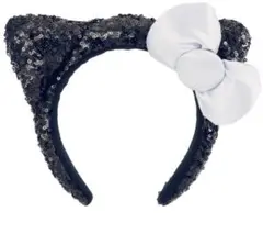 ハローキティー　ユニバカチューシャ黒