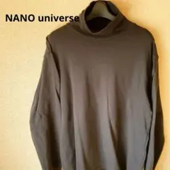NANO universe タートルネックtシャツ　ブラック　Lサイズ