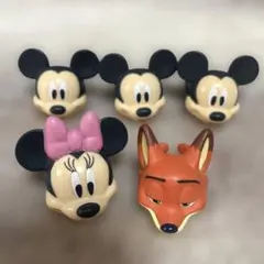 ディズニー　ガチャガチャ　ファッションリング　ミッキー　ミニー