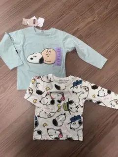 PEANUTS スヌーピー 長袖カットソー 100