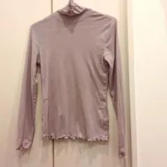 GRL グレイル タートルネックメロウシアートップス[dk867] ピンク