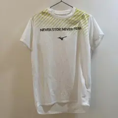 K1269 MIZUNO 半袖スポーツウェア ホワイト メンズ L