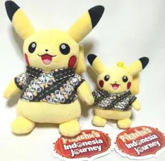 インドネシア限定　ピカチュウ ぬいぐるみ インドネシア ピカチュウ ぬいぐるみ バティック - メルカリ