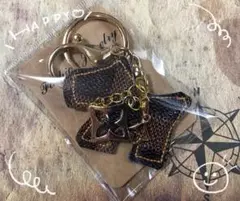 ハンドメイド Dog charmキーホルダー　D #2