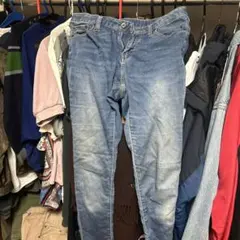 ライトブルー スキニーデニムパンツ