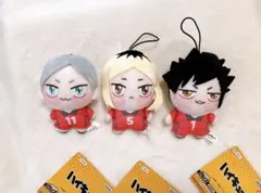 ハイキュー‼︎ちょぴぬいぷち②黒尾鉄朗　孤爪研磨　灰羽リエーフ音駒セット